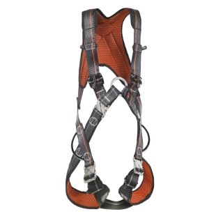 Fallschutz auch f&uuml;r starke M&auml;nner. Gut gepolstert und bis 140kg belastbar. Arbeitsschutz in gro&szlig;en H&ouml;hen mit vielen praktischen Details. (Foto &copy; SKYLOTEC GmbH)